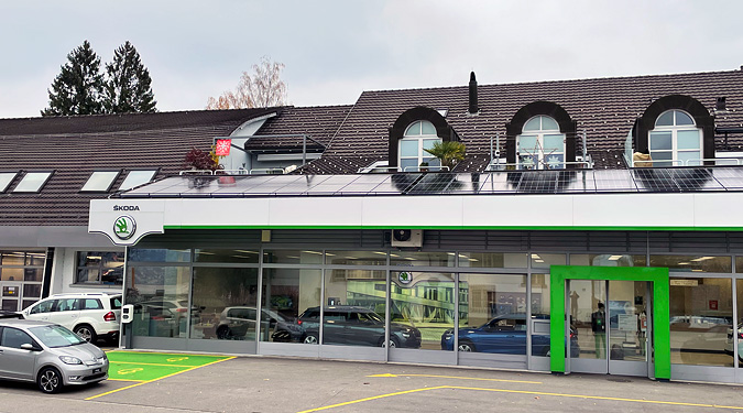 Solarsys Aufdachanlage Seegarage Stäfa